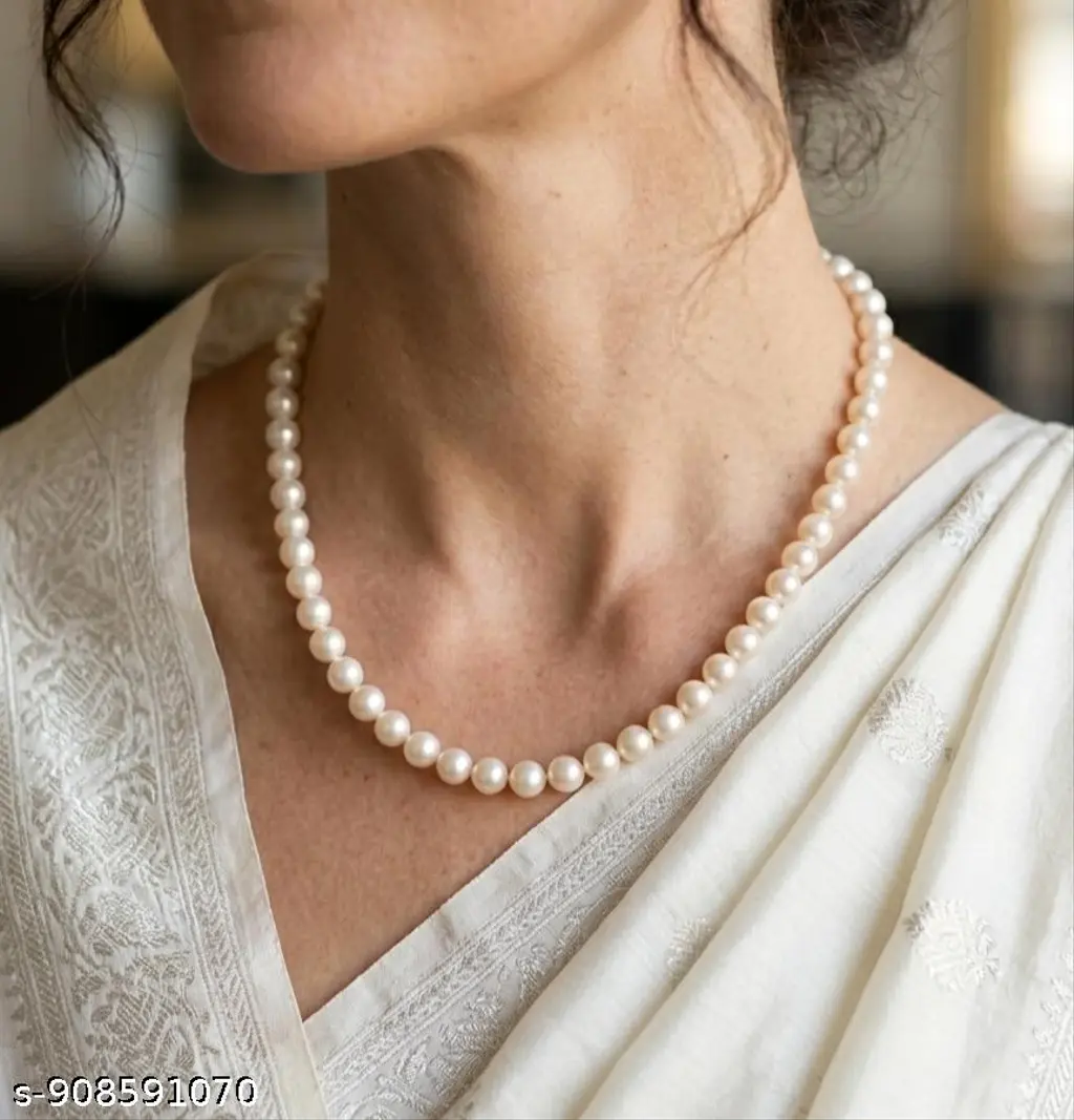 Classic White Pearl Chain