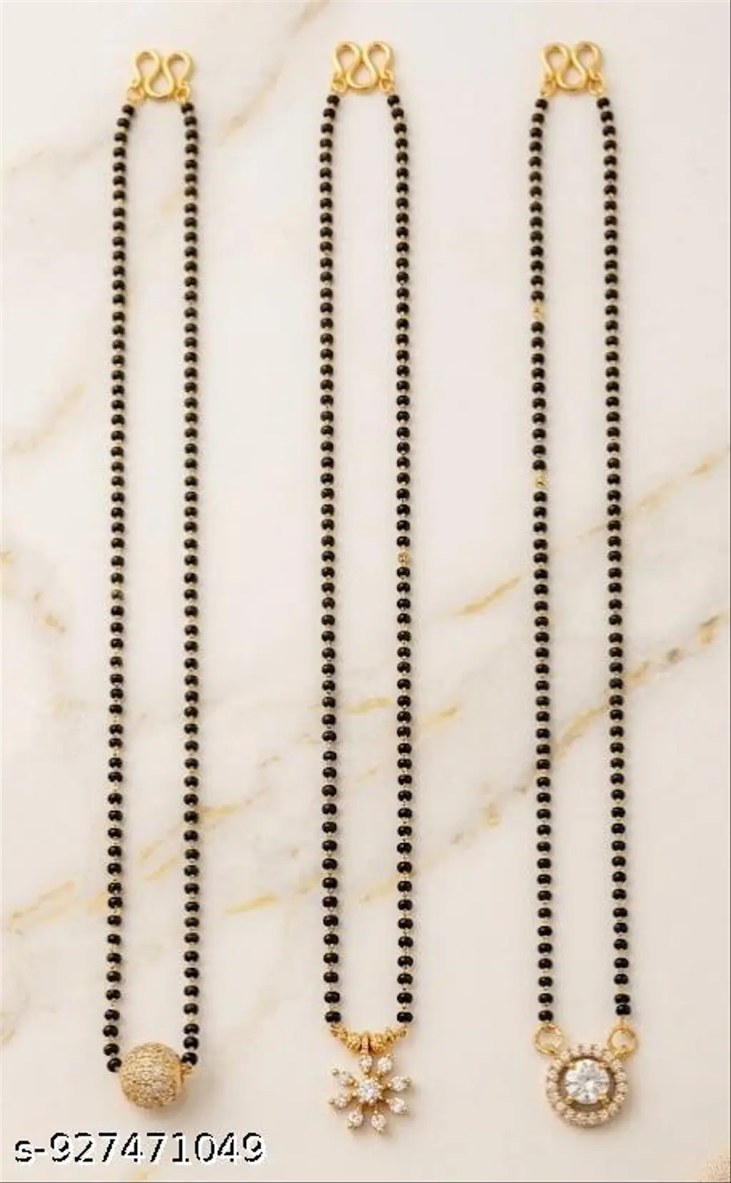 Gold-Plated Statement Mangalsutra